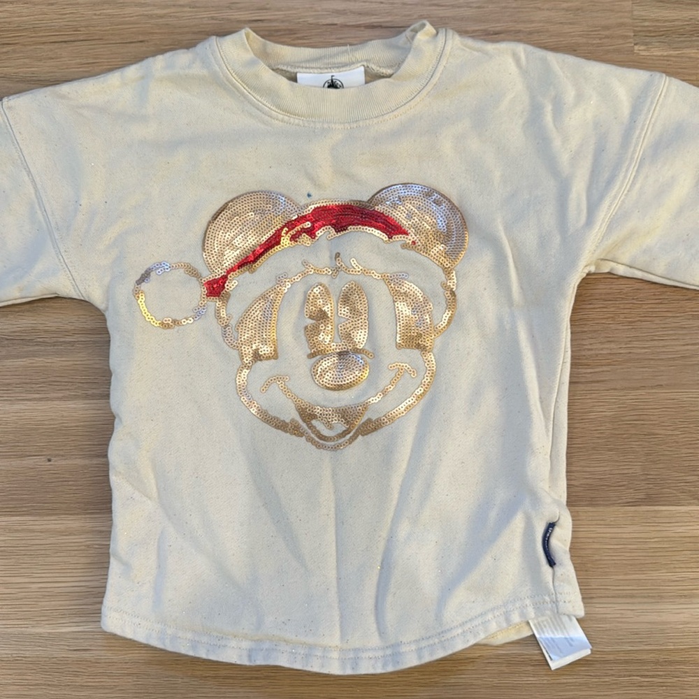 Official Mickey Santa Spirit Jersey GUC - size S 5/6